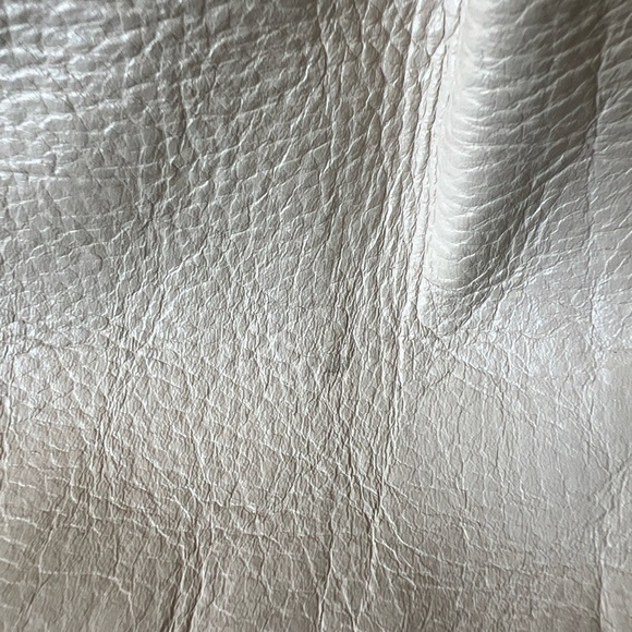 Paul Frank Ivory Pebbled Leather Satchel Handbag - Picture 6 of 14